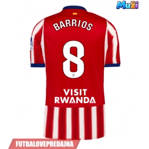 Lacne Muži Futbalové dres Atletico Madrid Pablo Barrios #8 2026-27 Krátky Rukáv - Domáci